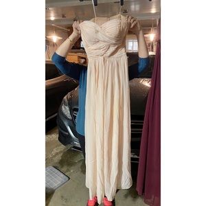 Blush Strapless Gown